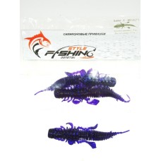 Силиконовая приманка Fishing Style Bobbi-Z 105 (4,2") - Ультрафиолет