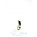 Вольфрамовая мормышка Столбик латунный шар 2 мм(1шт)
