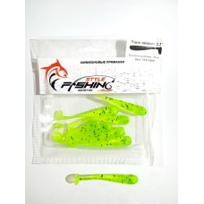 Силиконовая приманка Fishing Style Nano minnow 2,2" - #14 Lime