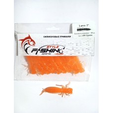 Силиконовая приманка Fishing Style Larva 2" - #09 Оранж
