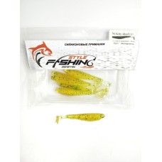 Силиконовая приманка Fishing Style Ni Kity Shad 2.5" - #06 Карамель