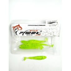 Силиконовая приманка Fishing Style Ni Kity Shad 2.5" - #14 Lime