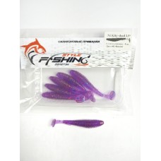 Силиконовая приманка Fishing Style Ni Kity Shad 2.5" - #01 Фиолет
