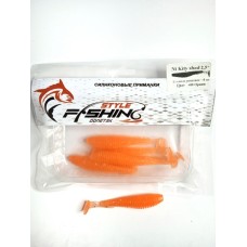 Силиконовая приманка Fishing Style Ni Kity Shad 2.5" - #09 Оранж