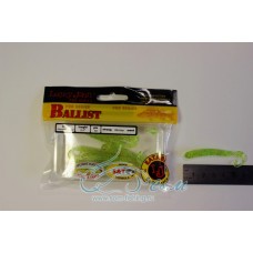 Силиконовая приманка Lucky John Ballist 2.5 - Shartreuse Red