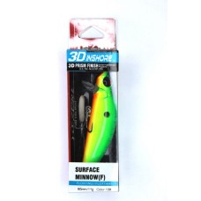 Воблер Реплика YO-ZURI 3D Inshore Surface Minnow 80F (11 гр) - 10